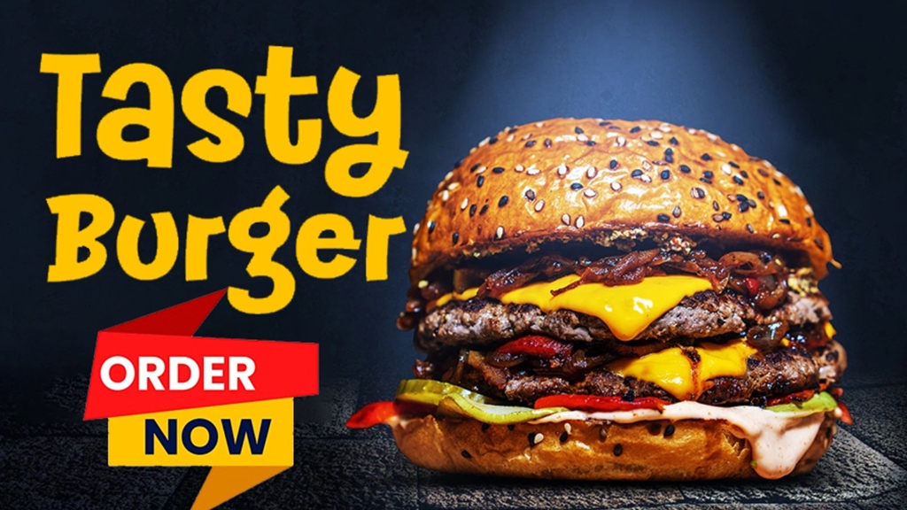 Tasty Burger Special Offer - Order Now